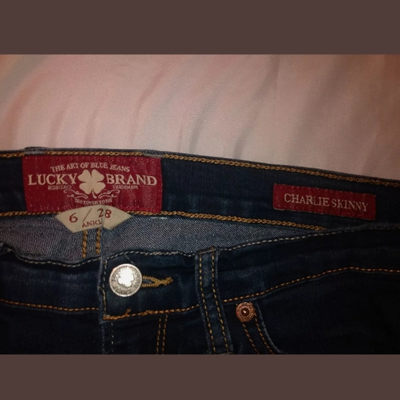 Lucky Brand Jeans Charlie Skinny Ankle Cut 6/28 - Picture 8 of 8